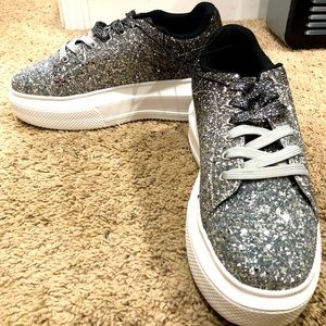 Boutique glitter sneakers.